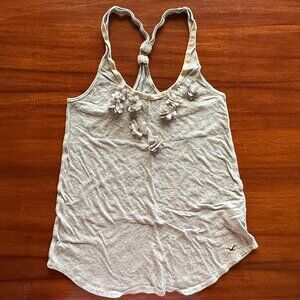 Grey Flower Detail Hollister Tank S